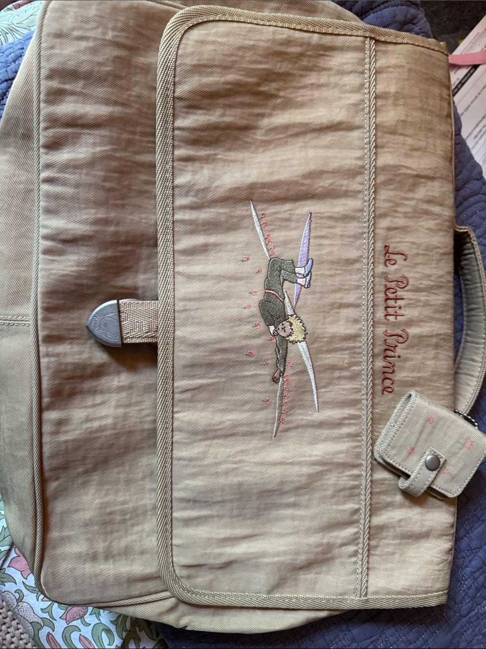 Le Petit Prince Tan Messenger Bag